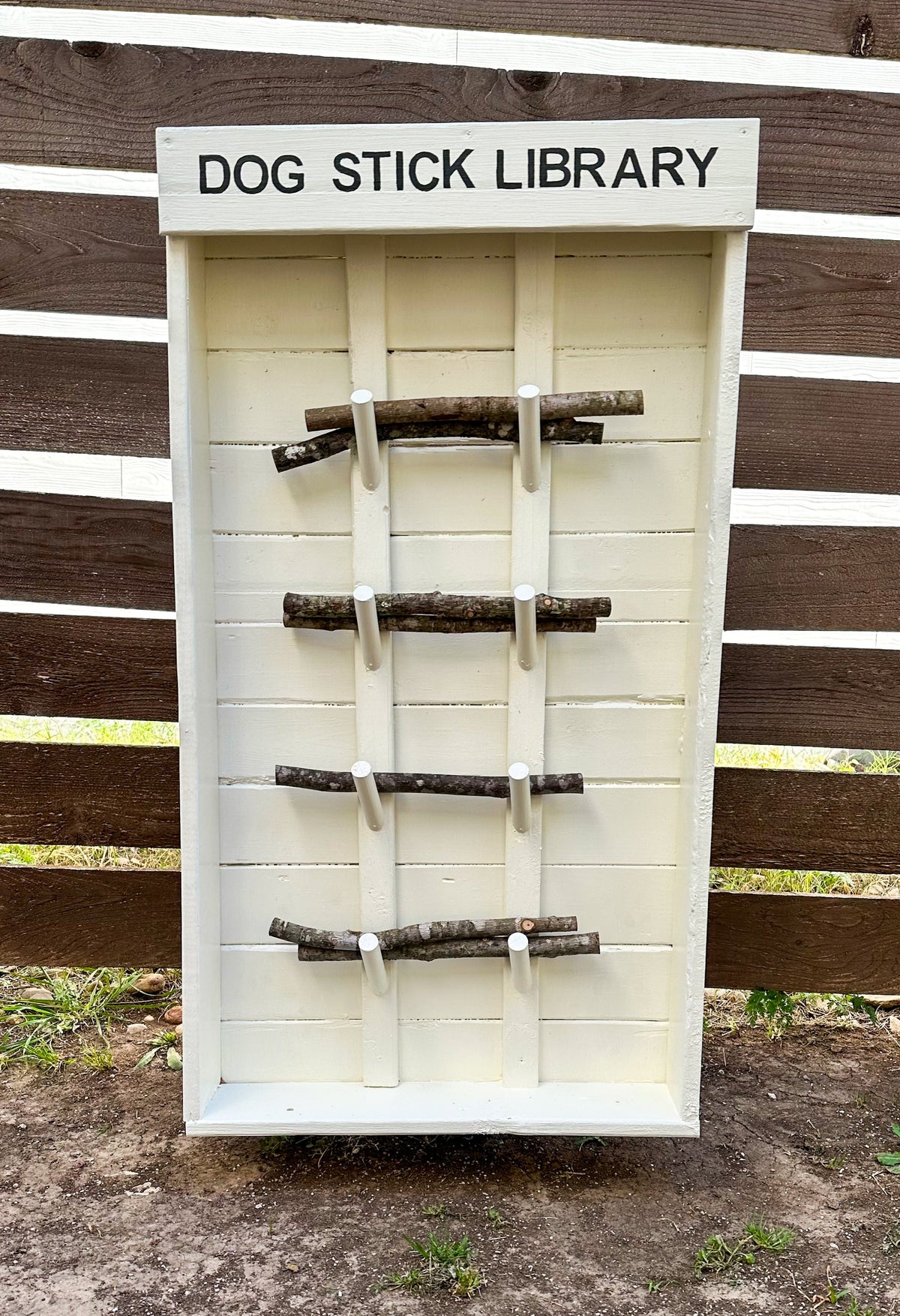 Dog Stick Library (Beige)